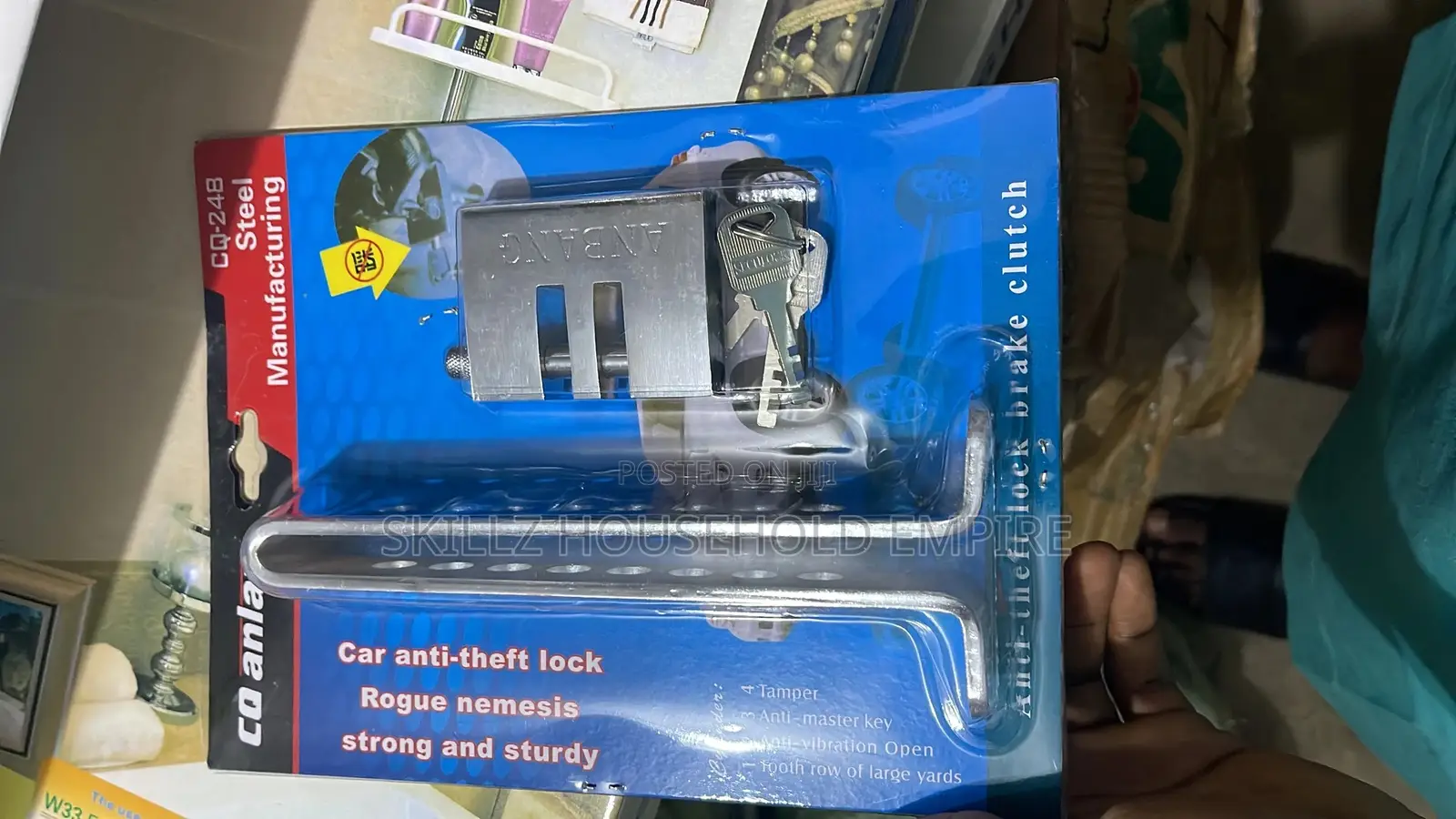 Anti-Theft Pedal Lock