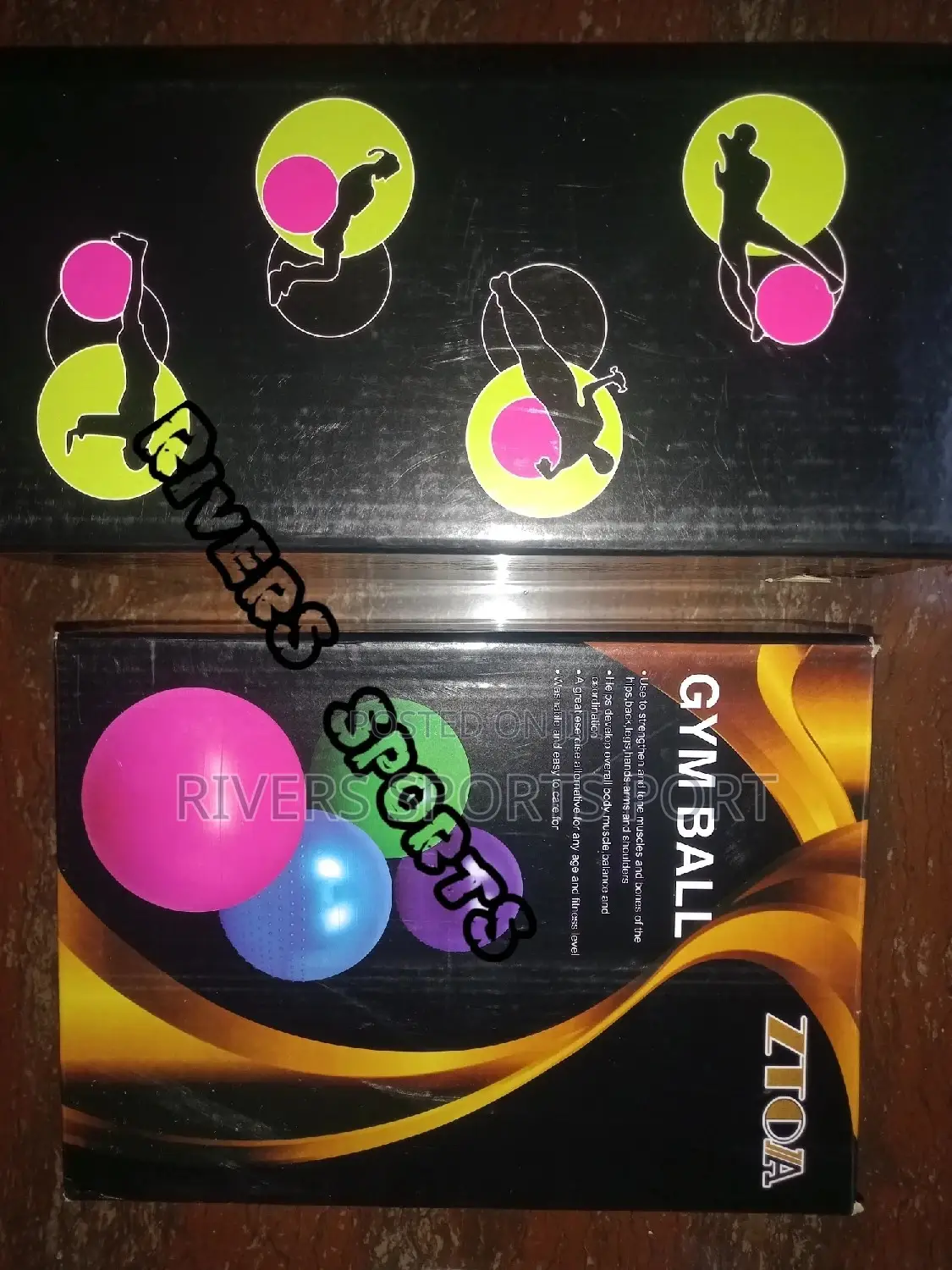 Ztoa 85cm Big Size Gym Yoga Ball