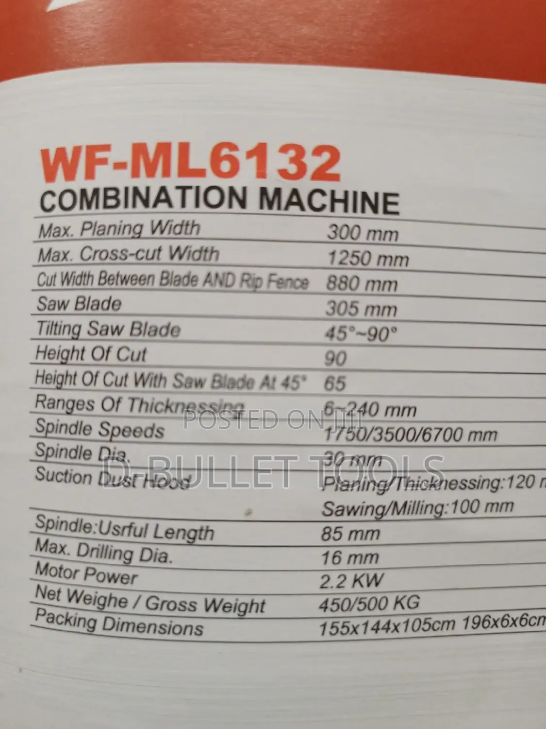 Combination Heavy Duty Machine