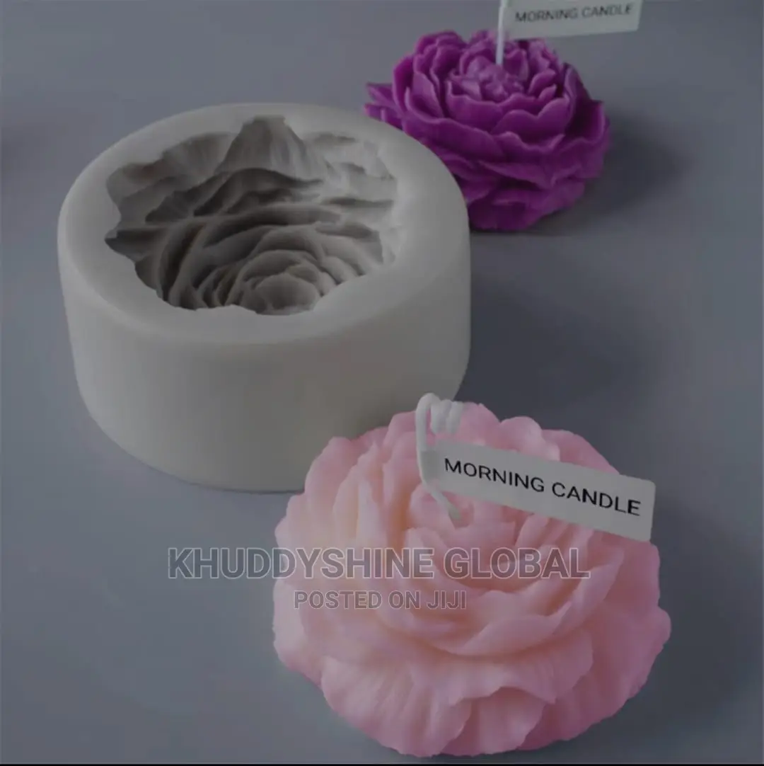 Silicon Peony Rose Molds Body Mold Candle Hands 3d Geometry