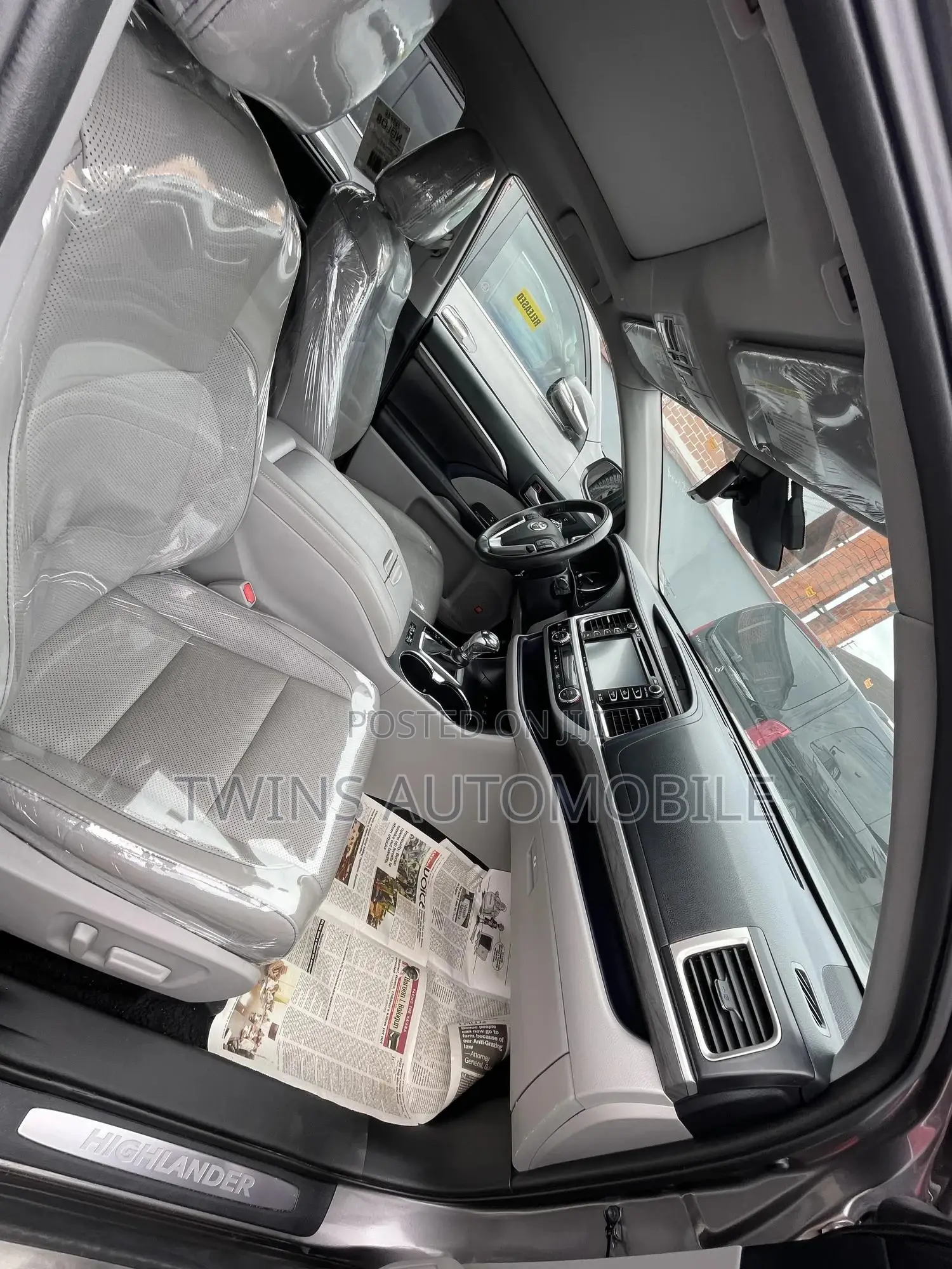 Toyota Highlander 2019 Gray