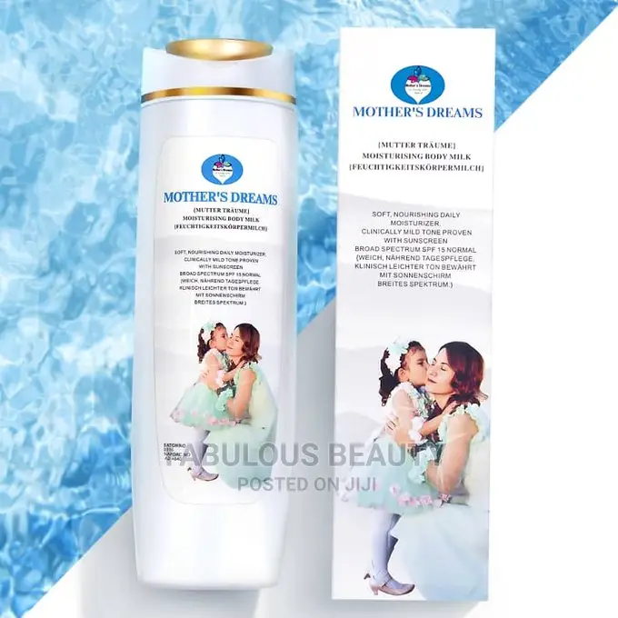 Mother's Dream Lotion, Oil, Bar Soap and Shower Gel.