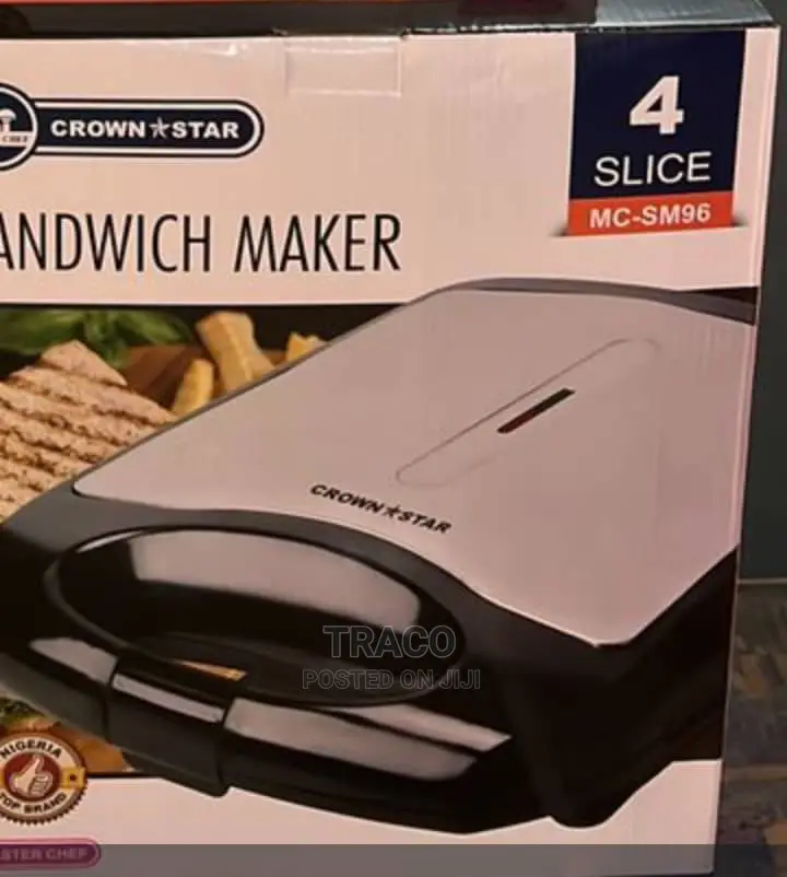 Crown Star Sandwich Maker 4slices