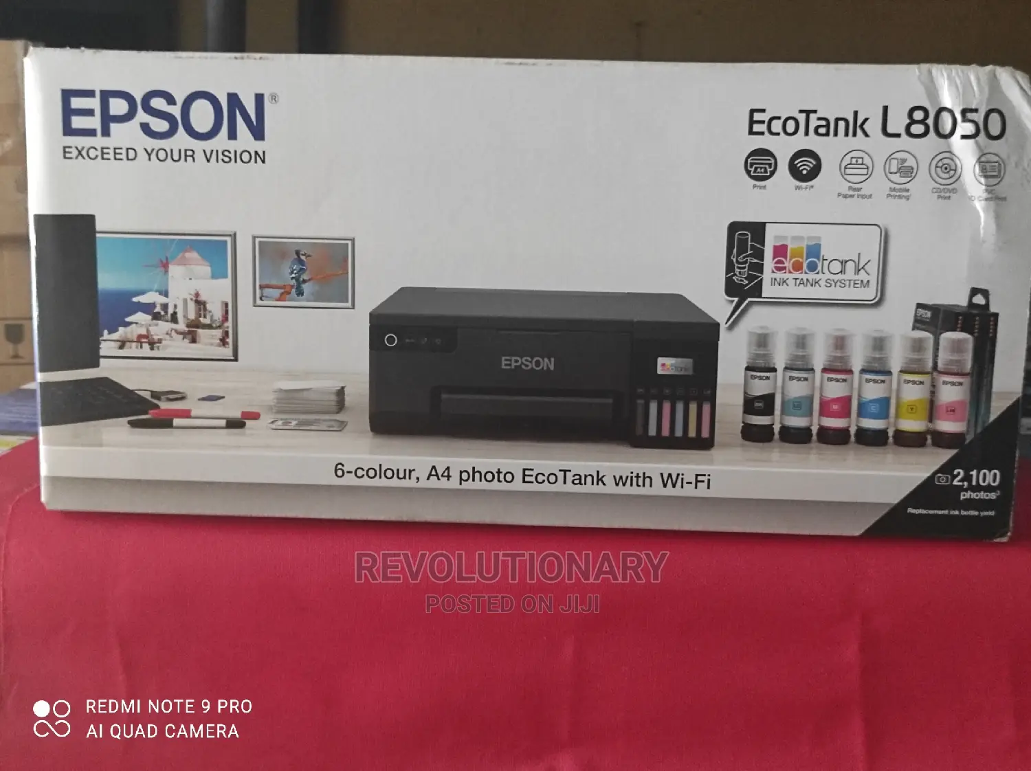 Epson L8050 Photo/PVC/ Cd Printer