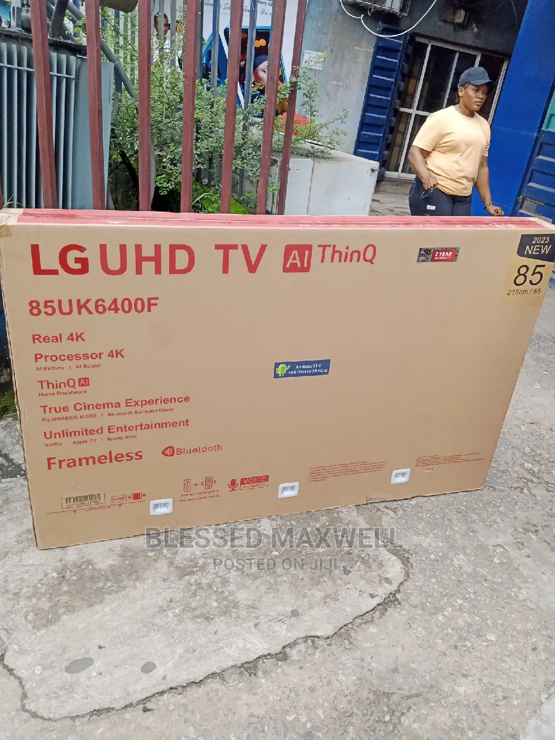 85 Inches LG Uhd TV Smart Frameless