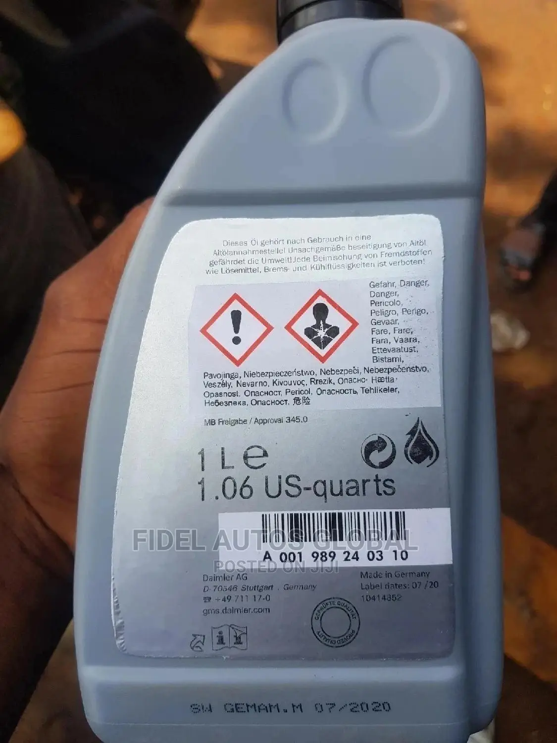 Power Steering Oil Mercedes