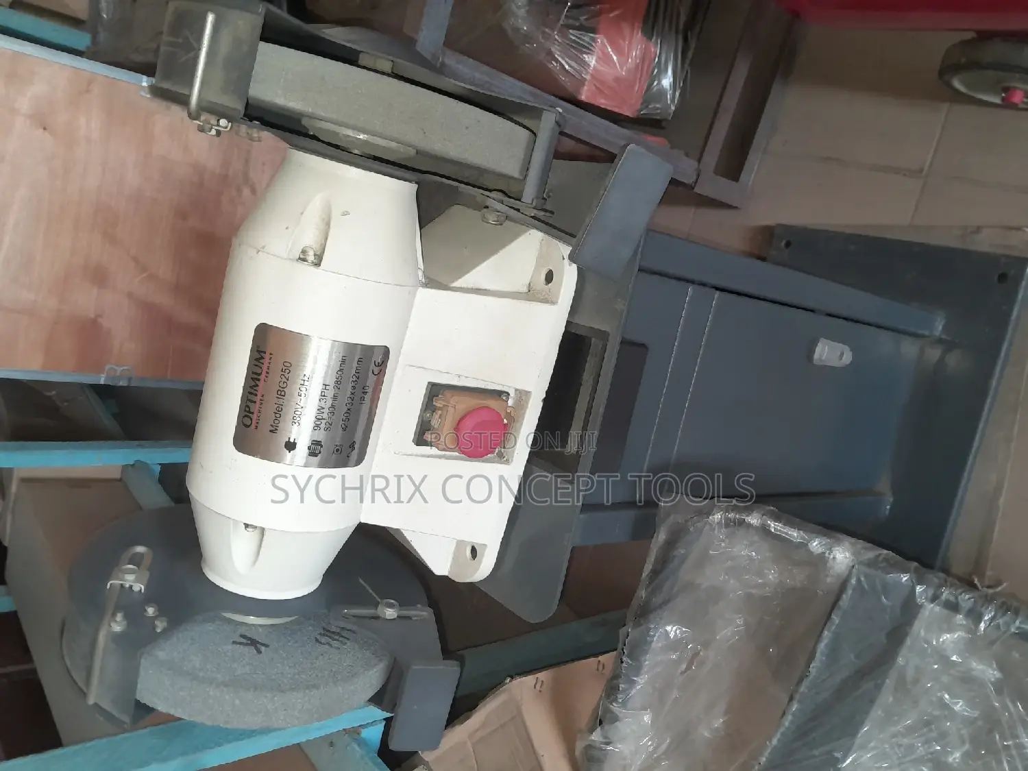 Bench Grinder With Stand 10"