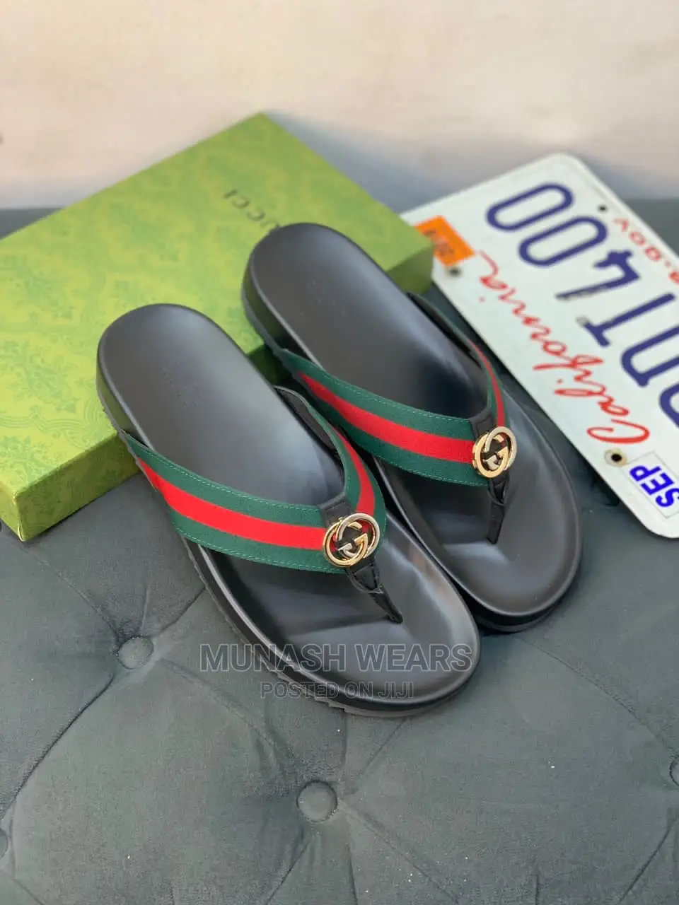 Gucci Leather Slipers