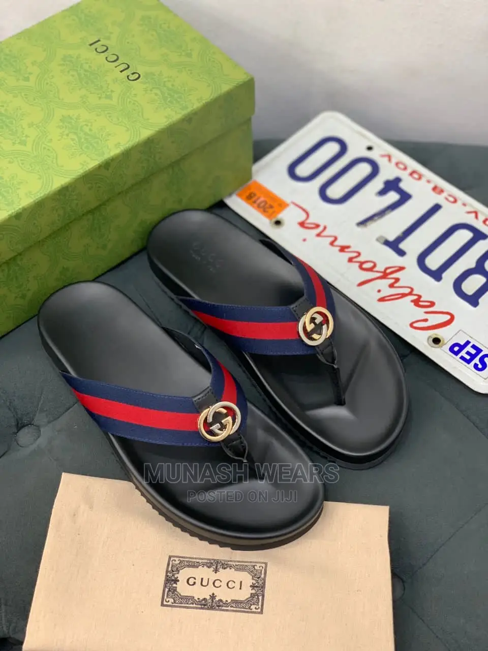 Gucci Leather Slipers