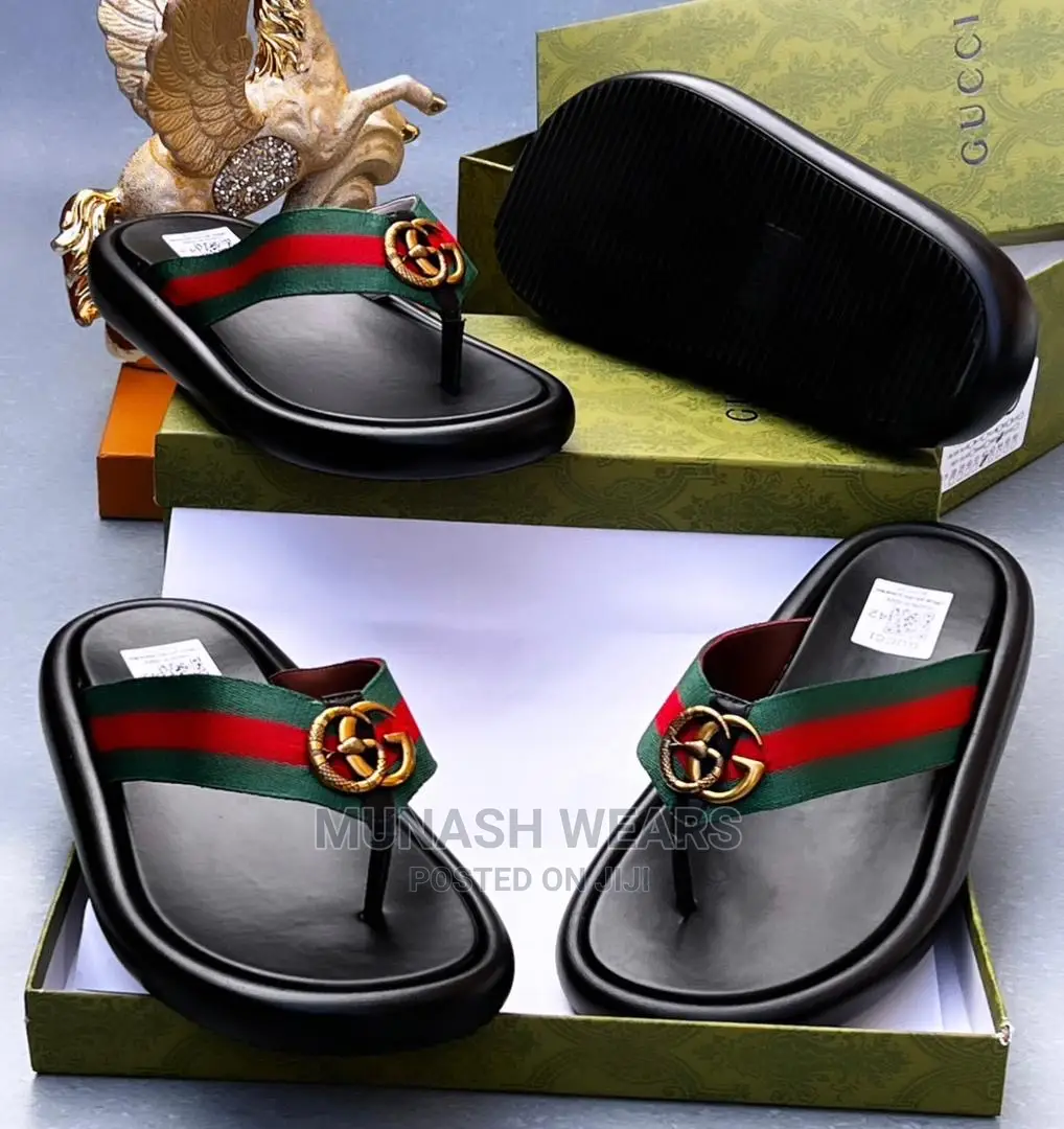 Gucci Leather Slipers