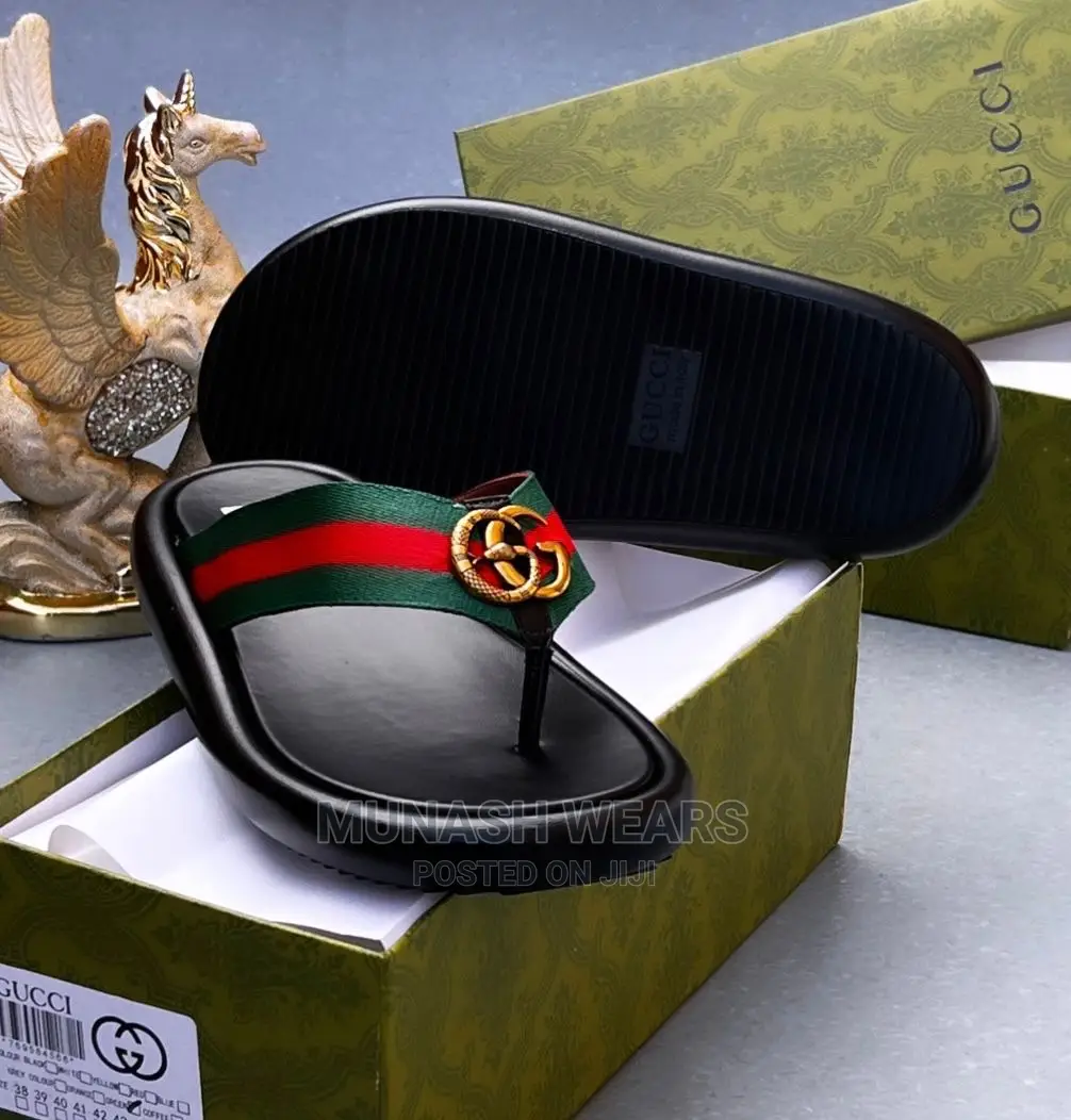 Gucci Leather Slipers