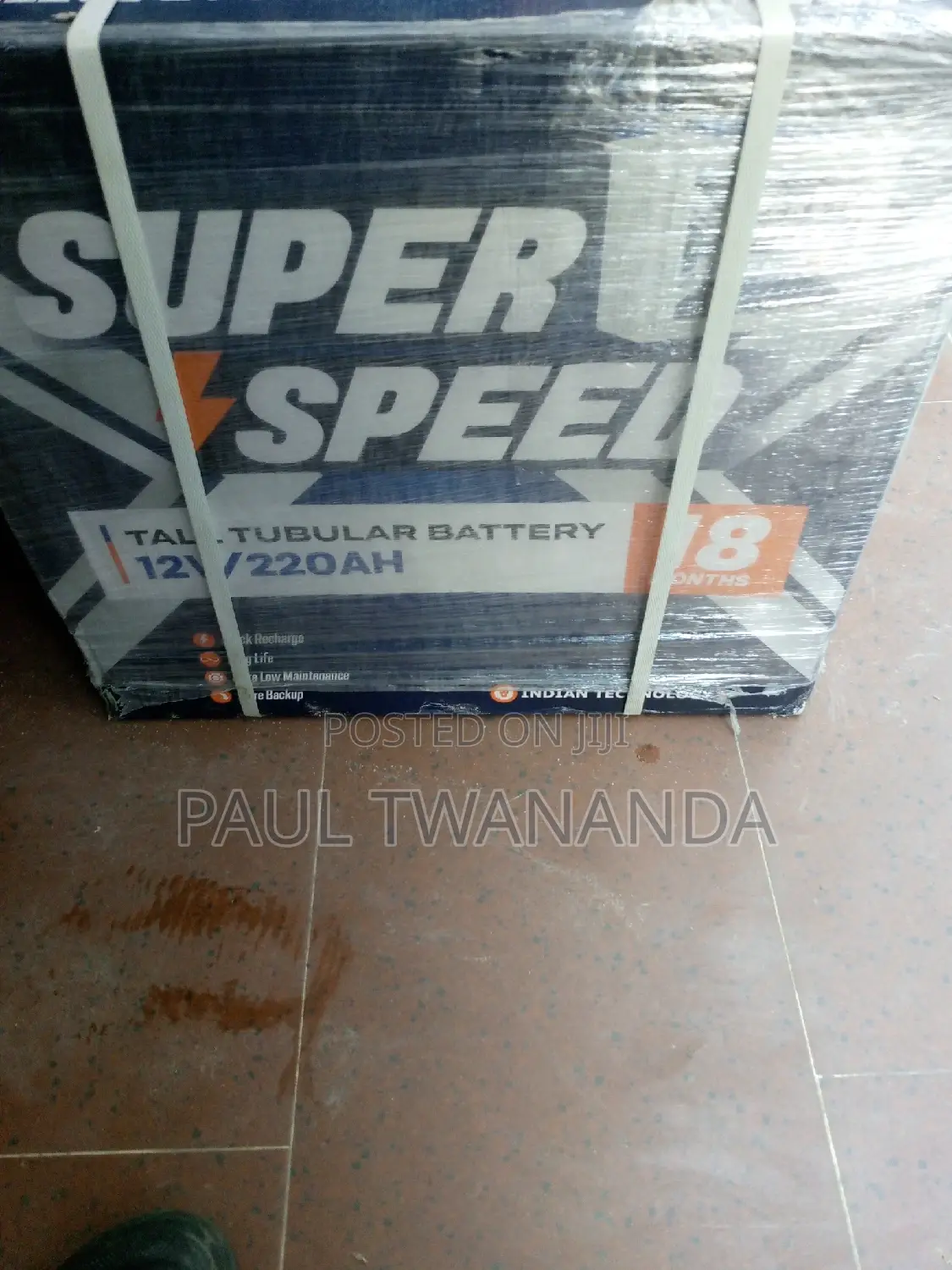 Super Speed 220AH Tubular Battery