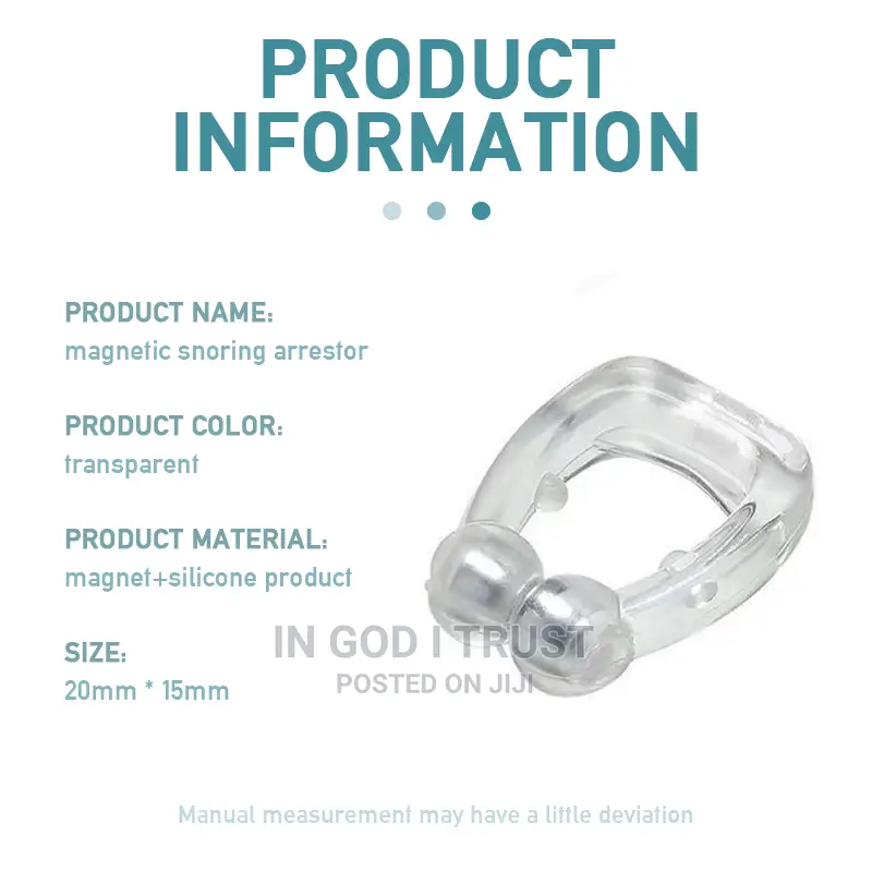 New Silicone Magnetic Anti Snore Stop Snoring Nose