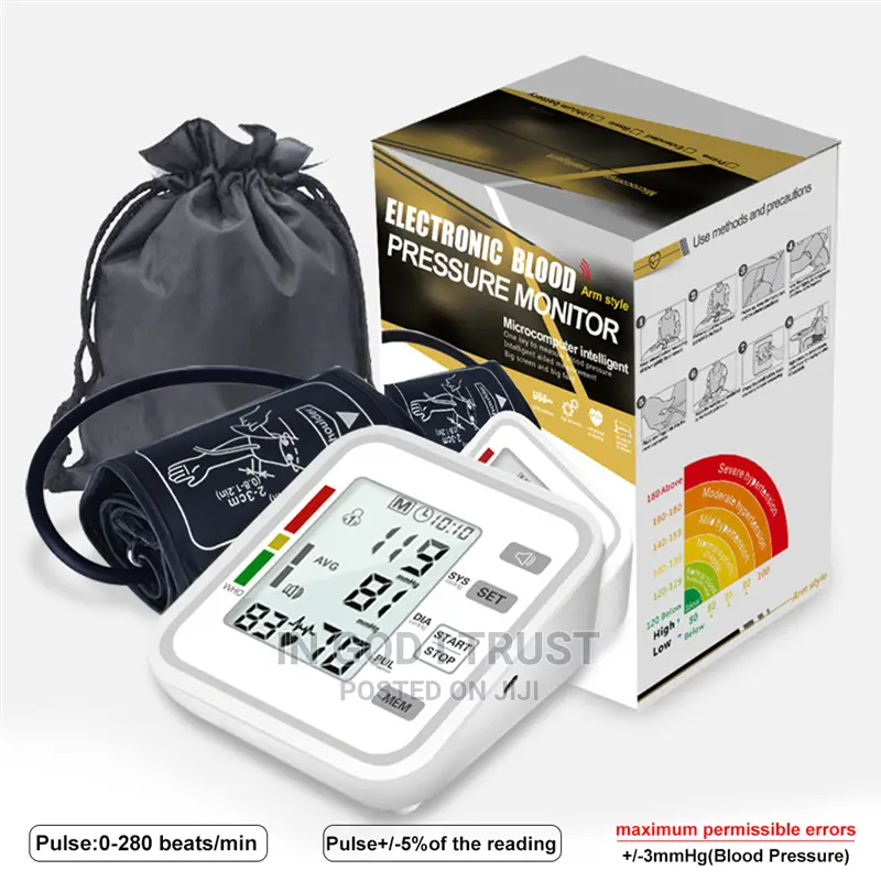 Upper Arm Electronic Blood Pressure Monitor