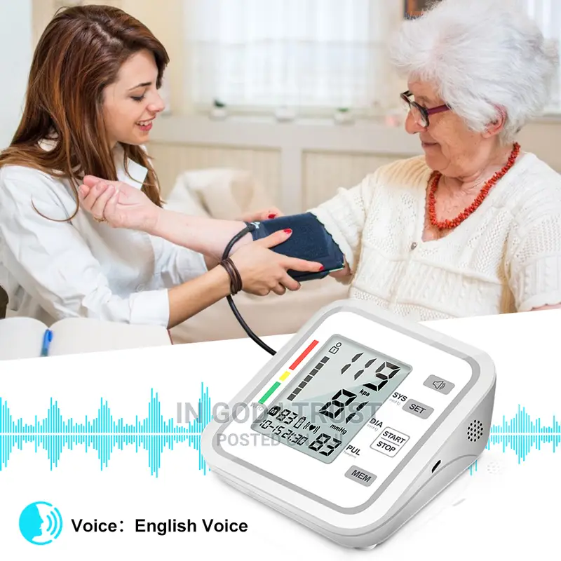 Upper Arm Electronic Blood Pressure Monitor