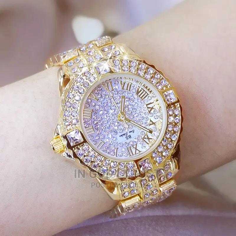 Women Watches Diamond Gold Watch