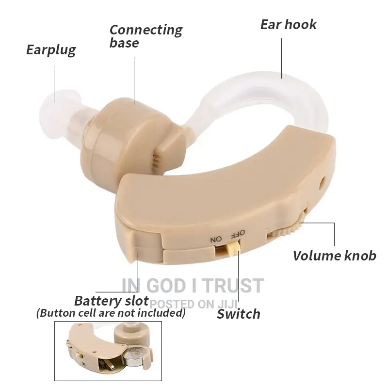 Super Mini Hearing Aid Ear Sound Amplifier Adjustable