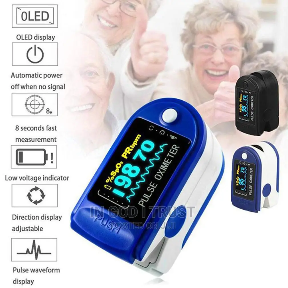 Finger Oximeter Digital Fingertip Pulse