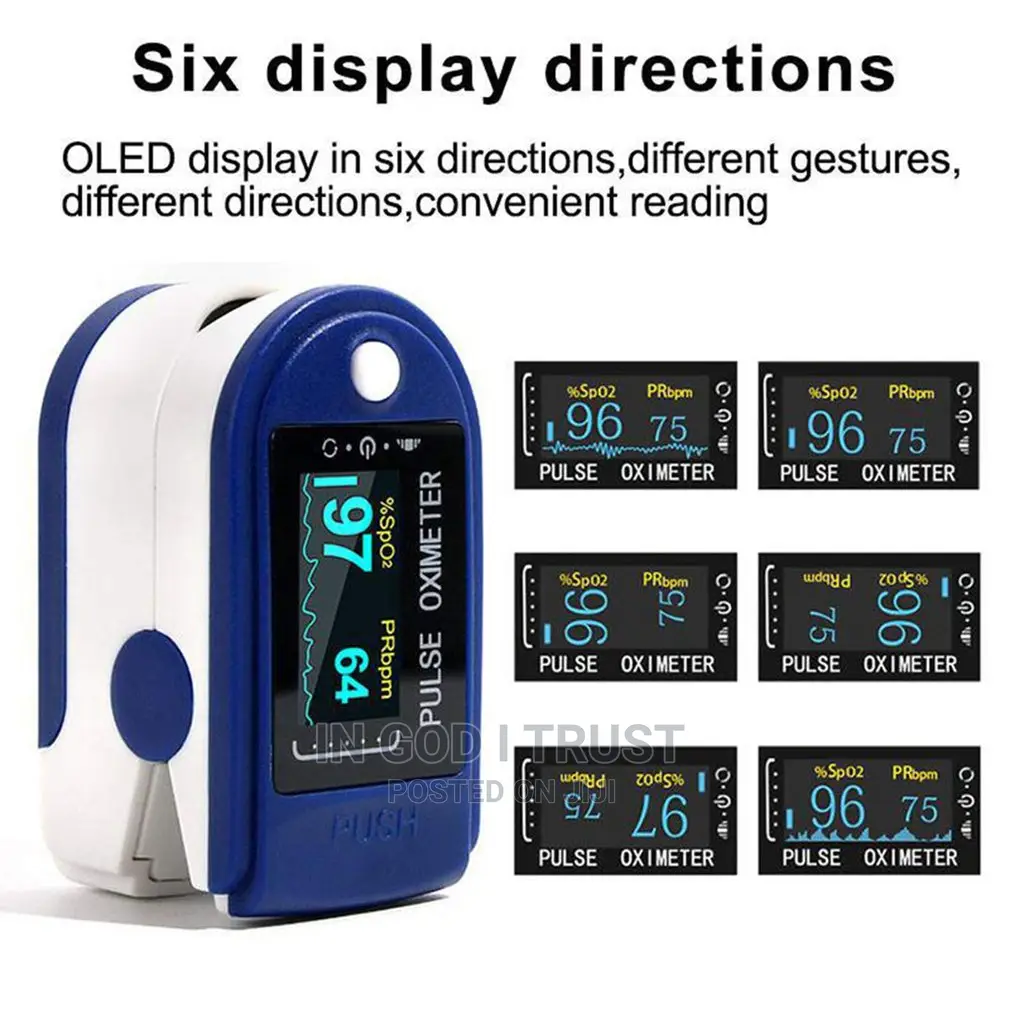 Finger Oximeter Digital Fingertip Pulse