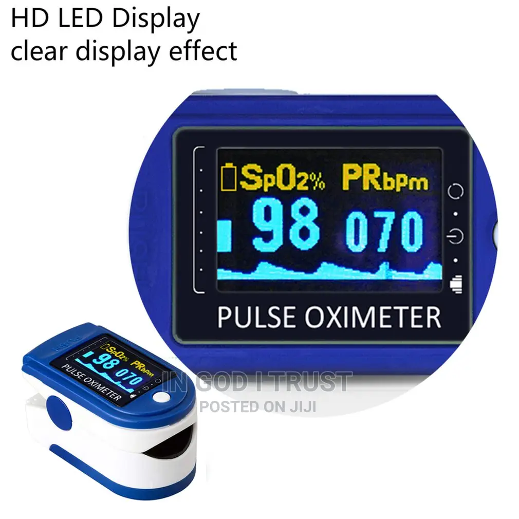 Finger Oximeter Digital Fingertip Pulse