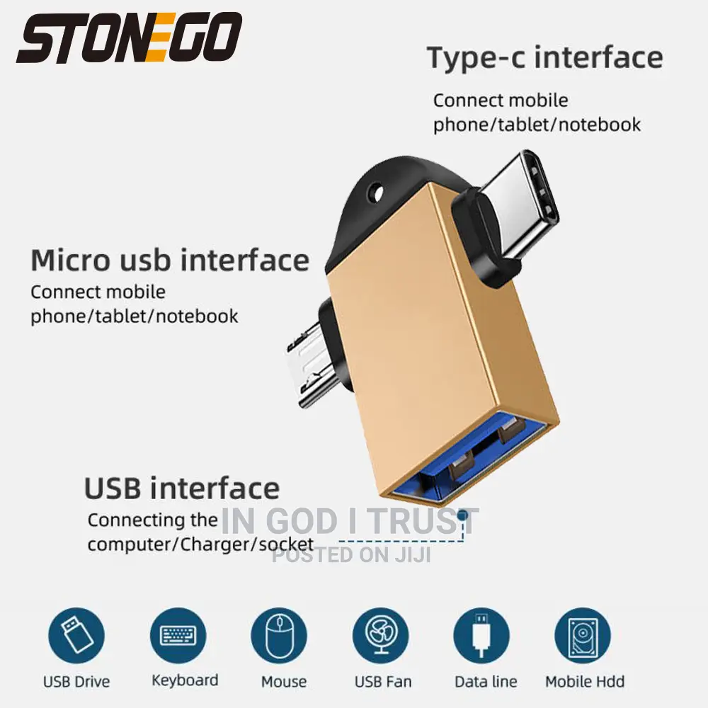 STONEGO 2 in 1 OTG Adapter, USB 3.0 Female