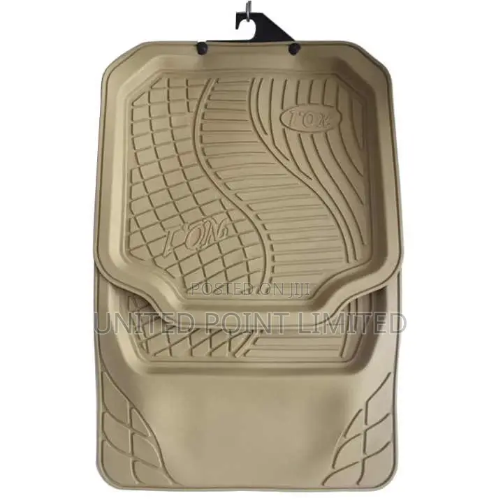 Universal Car Waterproof Car Floor Mats Cream Color
