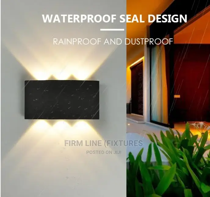 Curved (6w/3led Up/Down) Outdoor Waterproof Wall Light