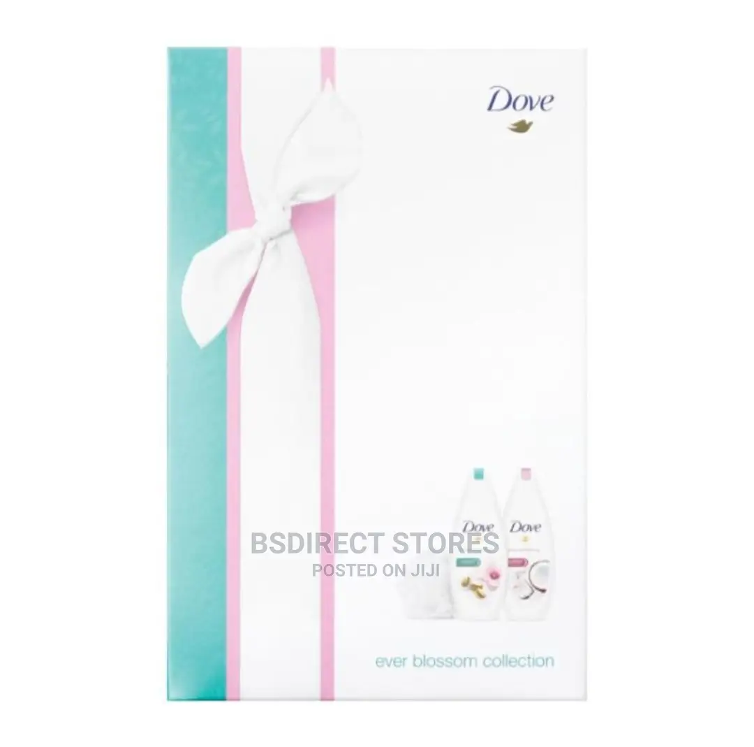 Dove Ever Blossom Radiant Duo Gift Set + Luxury Shower Puff