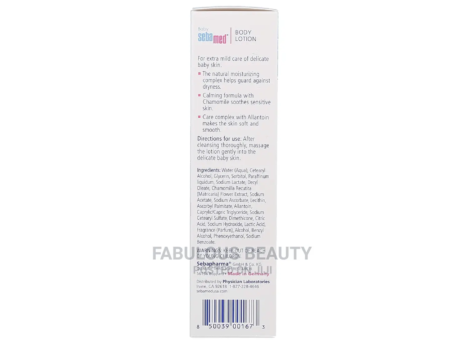 Sebamed Baby Lotion. 400ml