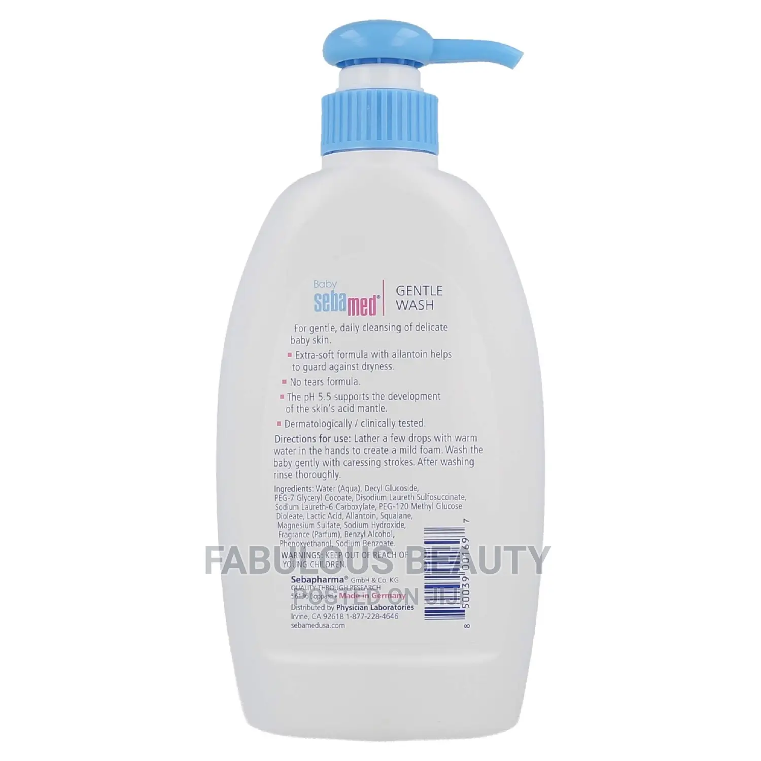 Sebamed Baby Gentle Wash 400mls.