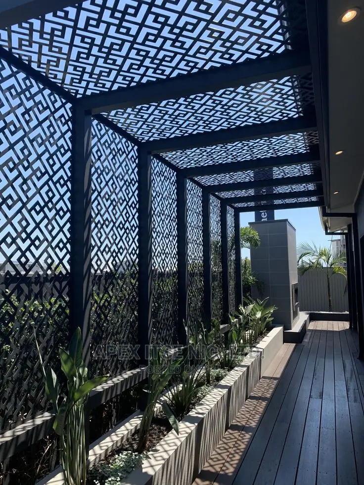 Laser Screen Pergola