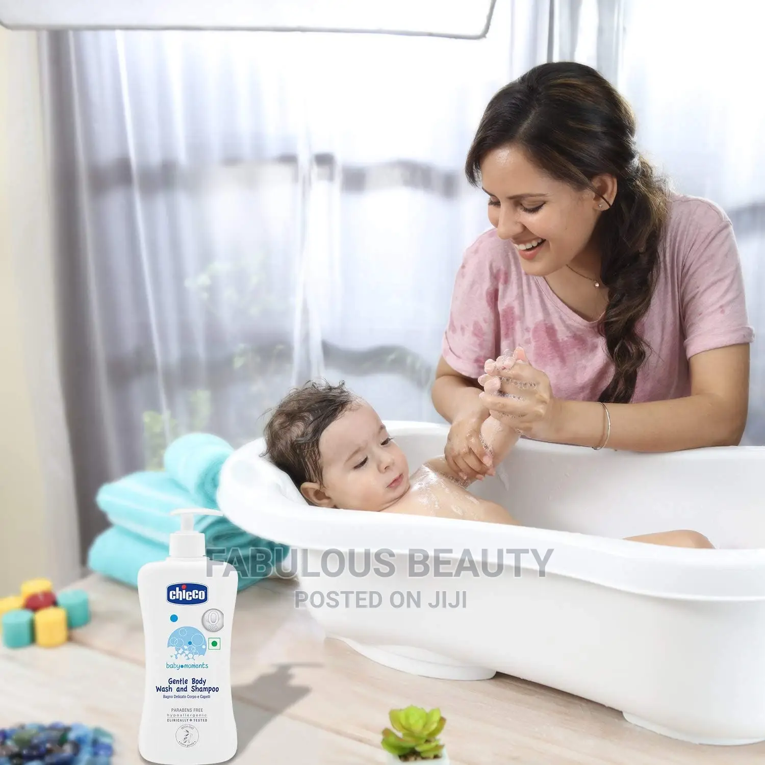 Chicco Baby Moments Gentle Body Wash and Shampoo (500ml).