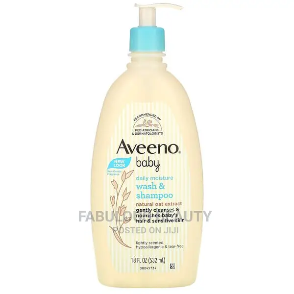 Aveeno Baby Daily Moisture Gentle Body Wash Shampoo 532mls