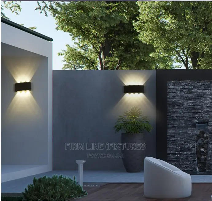 8W 4LED Up/Down Slim Outdoor Waterproof Wall Light