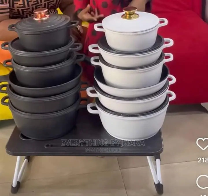 6 Pieces Luxury Granite Cookware/Pot