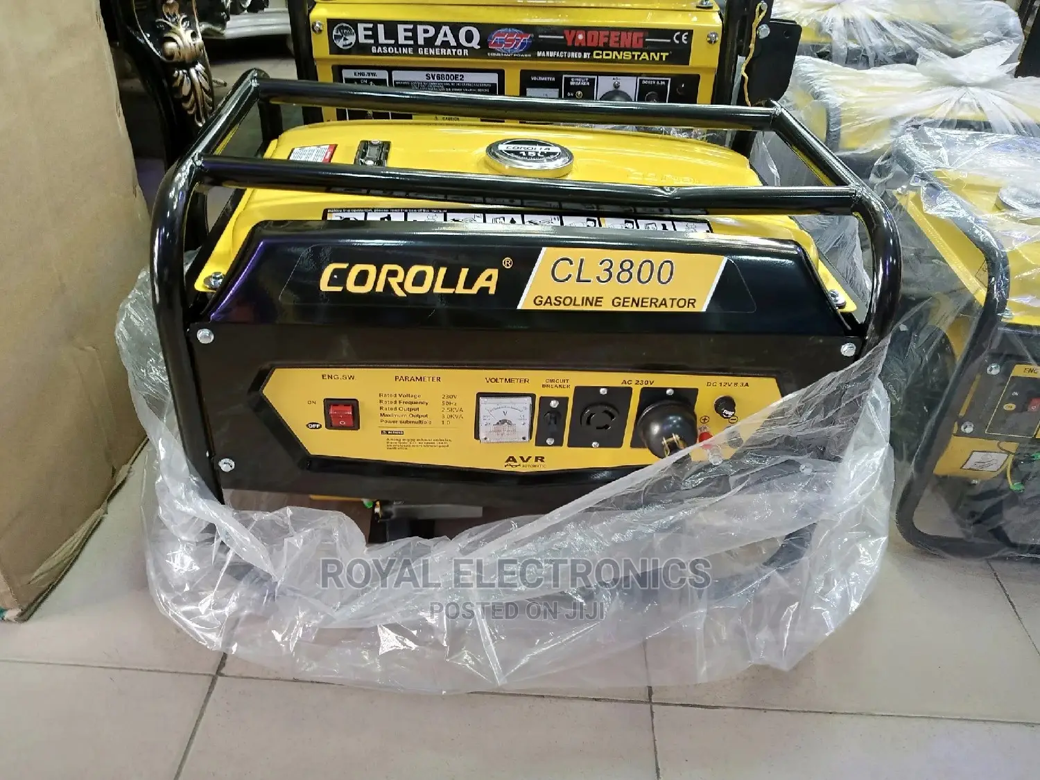 Superior Quality Corolla 2.5kva/3kva Manual Generator