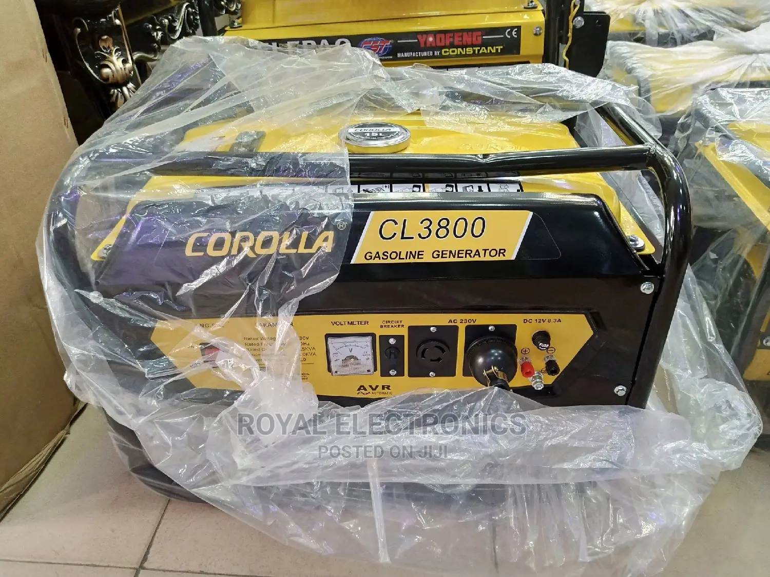 Unique Design Corolla 2.5kva/3kva Manual Generator