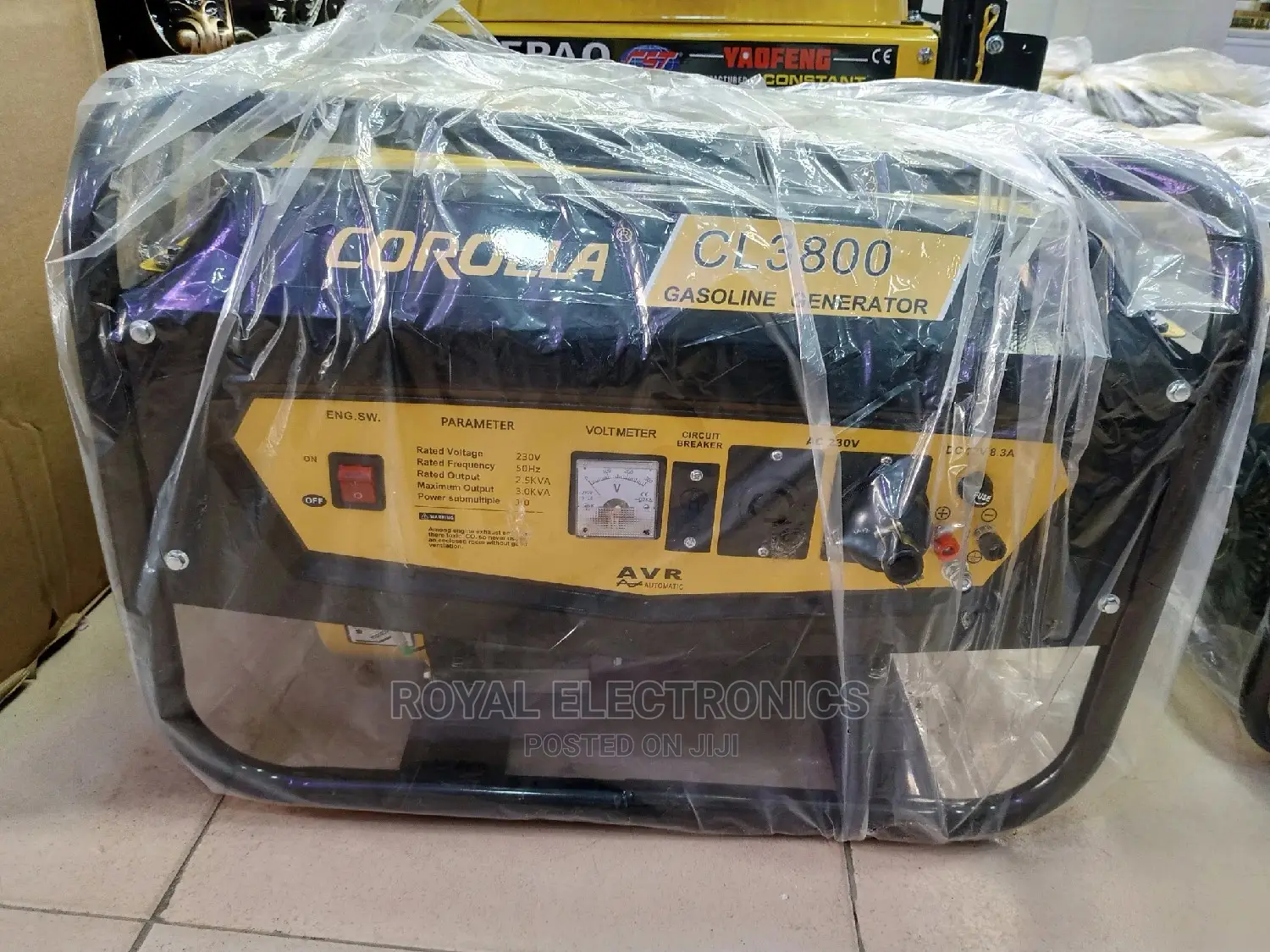 Amazing Design Corolla 2.5kva/3kva Manual Generator