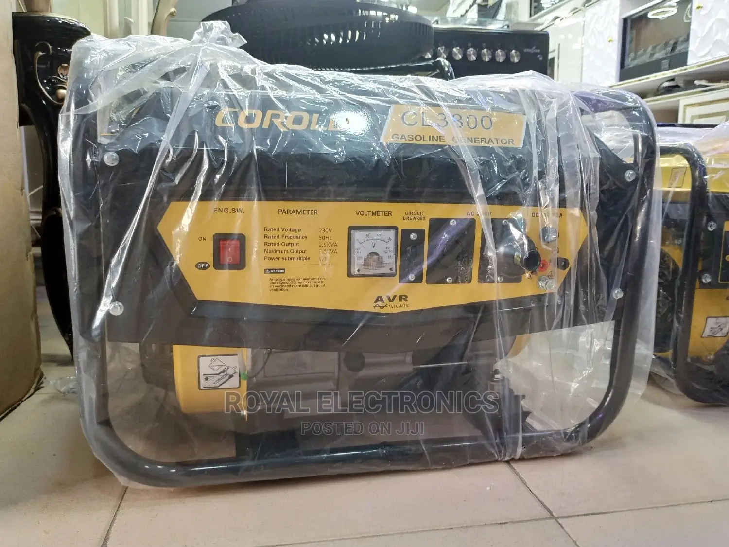 Amazing Design Corolla 2.5kva/3kva Manual Generator