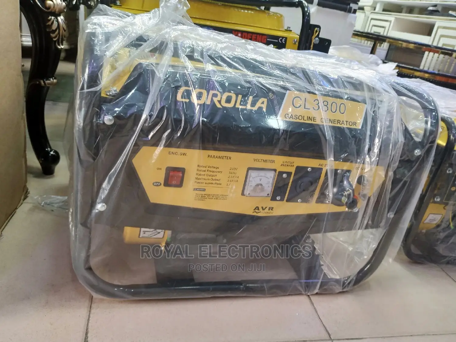 Standard Corolla 2.5kva/3kva Manual Generator