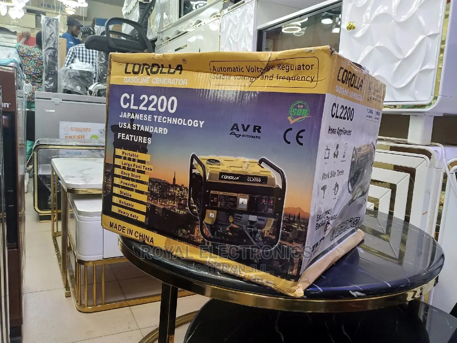 Powerful Corolla 1kva/1.5kva Manual Generator