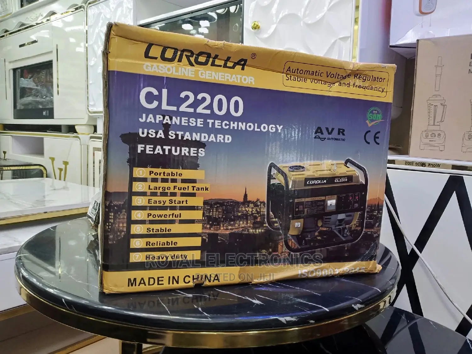 Powerful Corolla 1kva/1.5kva Manual Generator