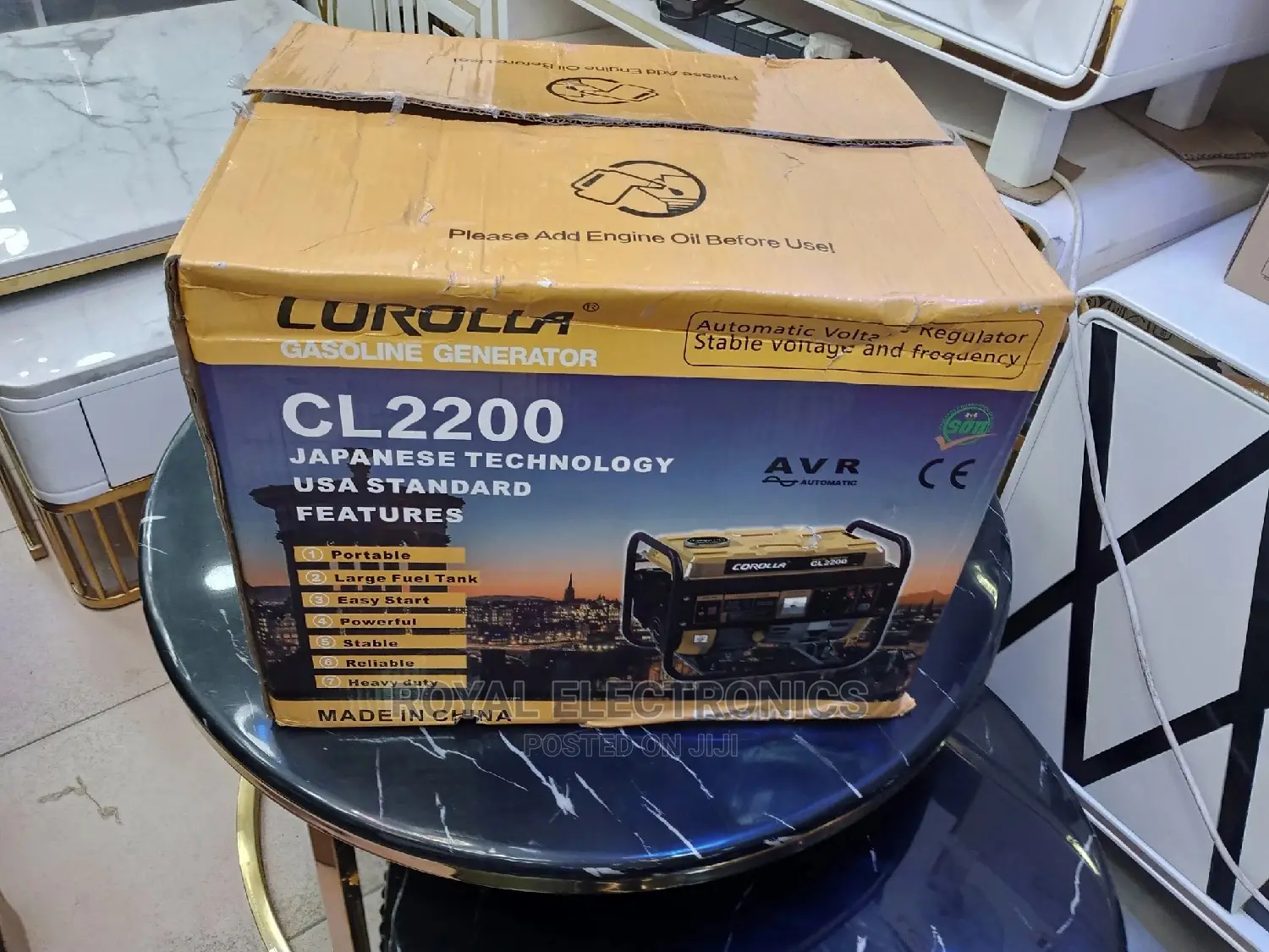 Top Class Corolla 1kva/1.5kva Manual Generator
