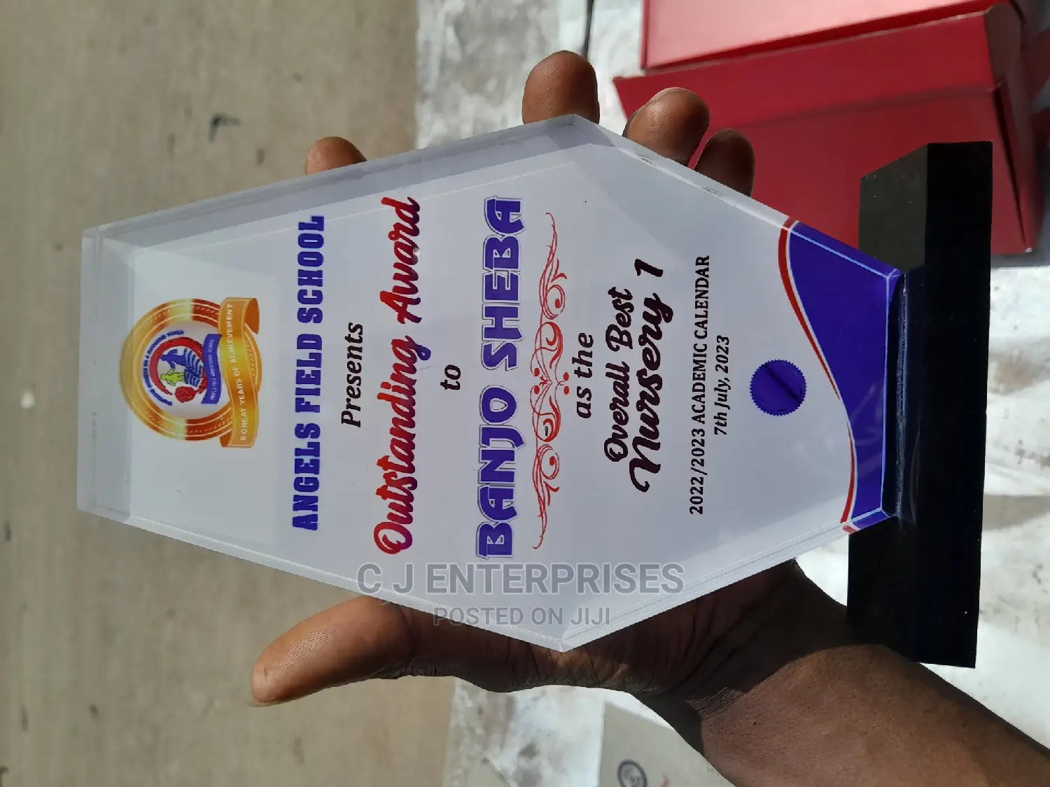 Acrylic Award Plaque B34