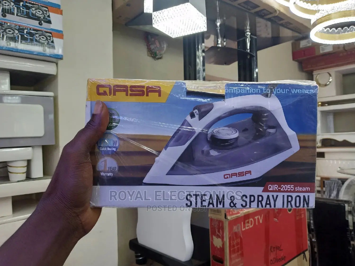 Durable Qasa Steam Spray Iron