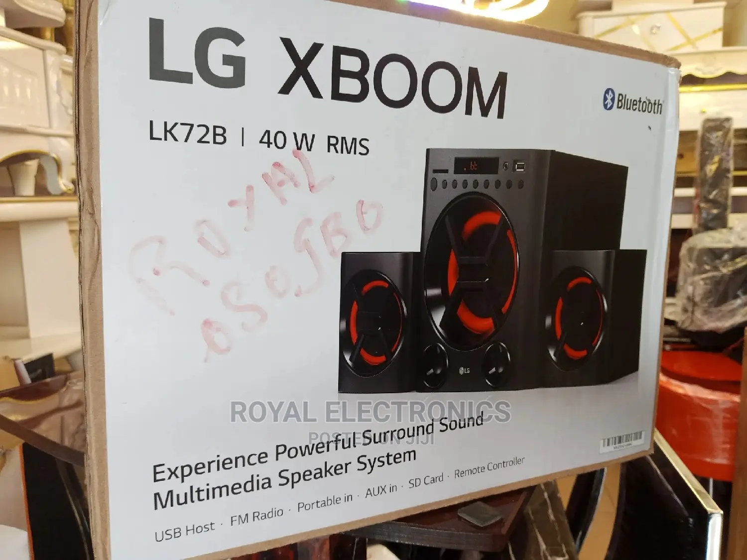 Very New LG XBOOM(LK72B)Speaker System