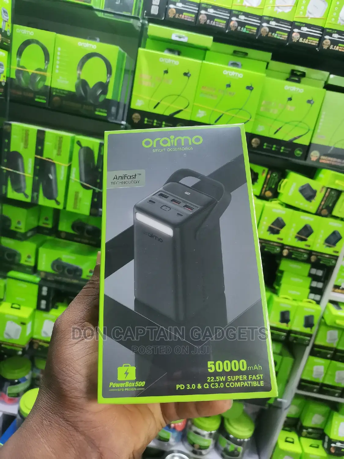 Oraimo Power Bank 50000mah 22.5w