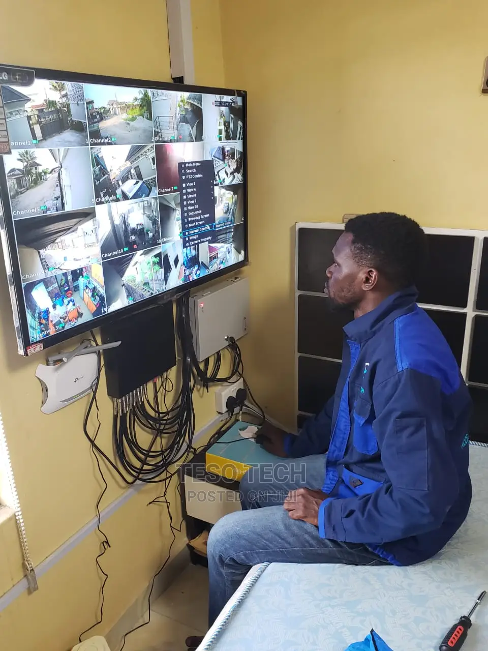 Installation Of Cctv Cameras With Good Night Vision.