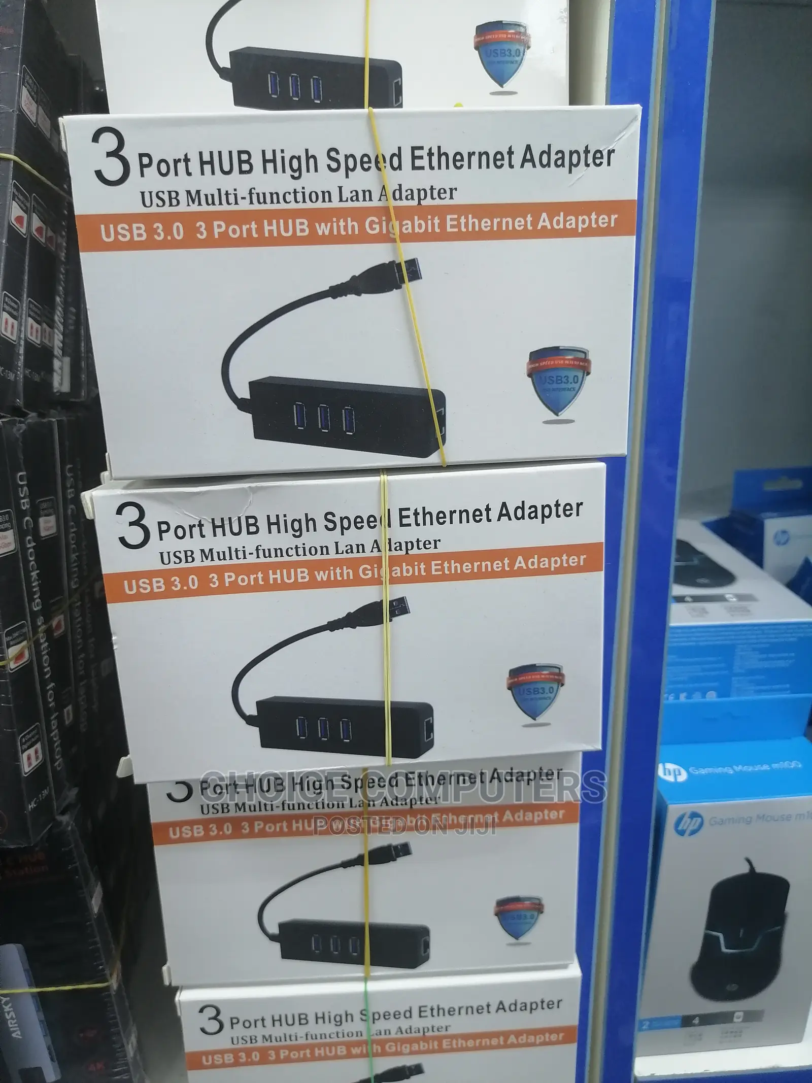 USB to Lan + 3port Hub