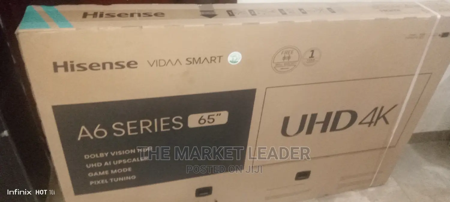 Hisense 65" Smart Tv, A6h Series